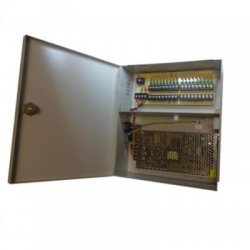 MAB12/10A/9B 9 išėjimų maitinimo šaltinis dezėje.